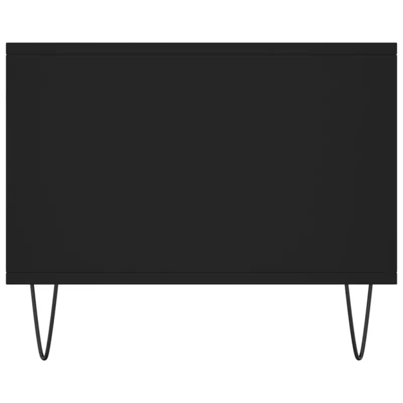 Salontafel met ijzeren poten en bewerkt hout voor een stijlvolle woonkamer - Salontafels