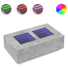 Salontafel met LED-infinity spiegel van bewerkt hout voordelig - Salontafels