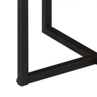 Salontafel met massief acaciahout en ijzeren poten voor stijlvolle woonkamer - Salontafels