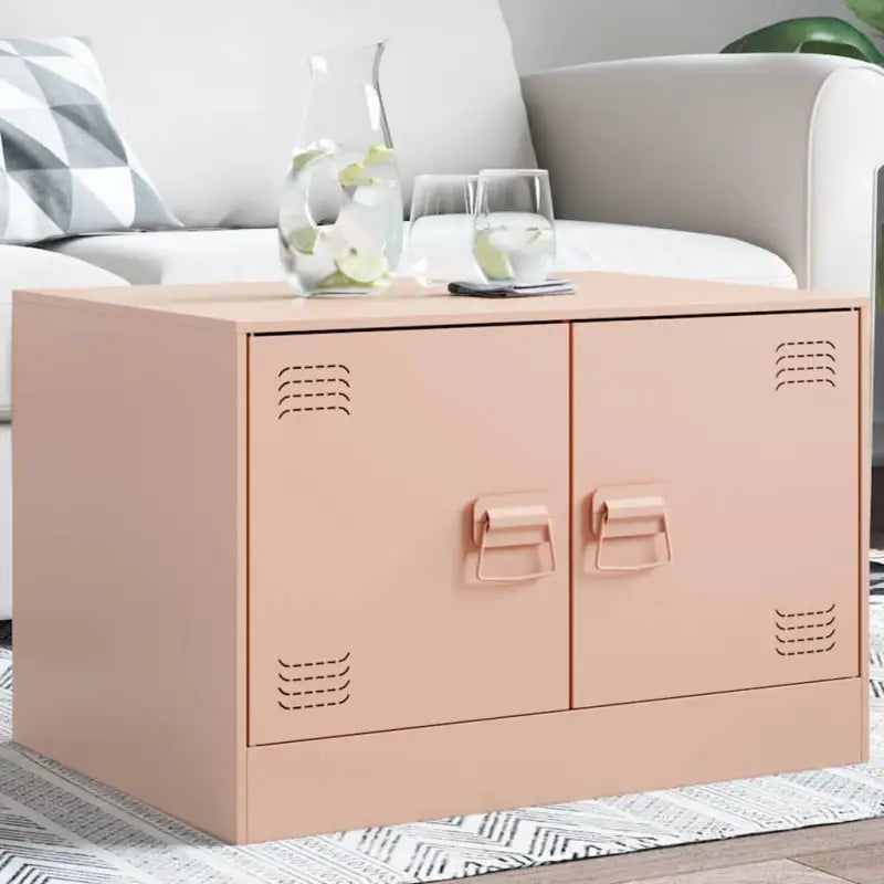 Salontafel met stevig koudgewalst staal frame voor een trendy kamer uitstraling - Roze / 1 - Salontafels