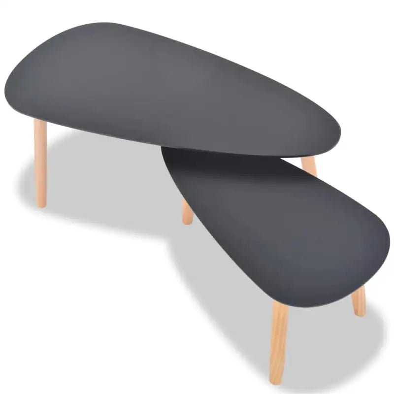 Salontafel set van massief grenenhout inclusief levering in Scandinavische stijl - Salontafels
