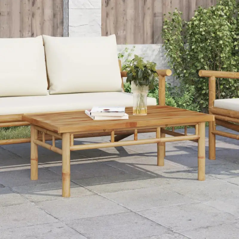 Salontafel van Bamboe met een stijlvolle en duurzame uitstraling - 90 x 50 x 35 cm / 1 - Salontafels