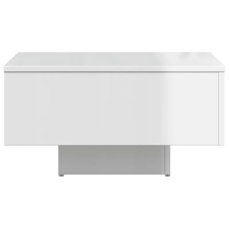 Salontafel van bewerkt hout in hoogglans wit voor een tijdloos interieur - Salontafels