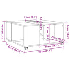 Salontafel van bewerkt hout met duurzame en stijlvolle afwerking - Salontafels