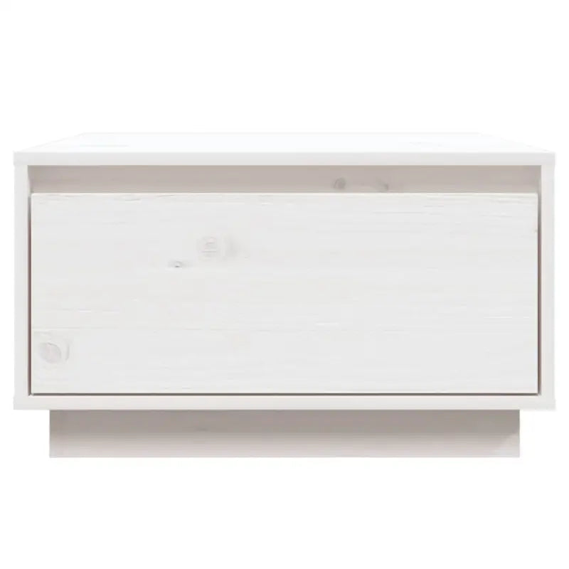 Salontafel van massief grenenhout met opbergruimte en zweefpoten - Salontafels