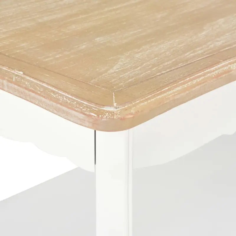 Salontafel van massief grenenhout voor een tijdloze uitstraling - Wit / 1 - Salontafels