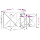 Salontafels bewerkt hout met metalen frame voor kleine ruimtes - Salontafels