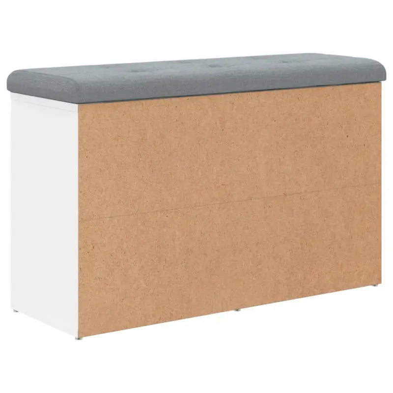 Schoenenbank met bewerkt hout voor overzichtelijke opbergruimte - Opberg- & halbankjes