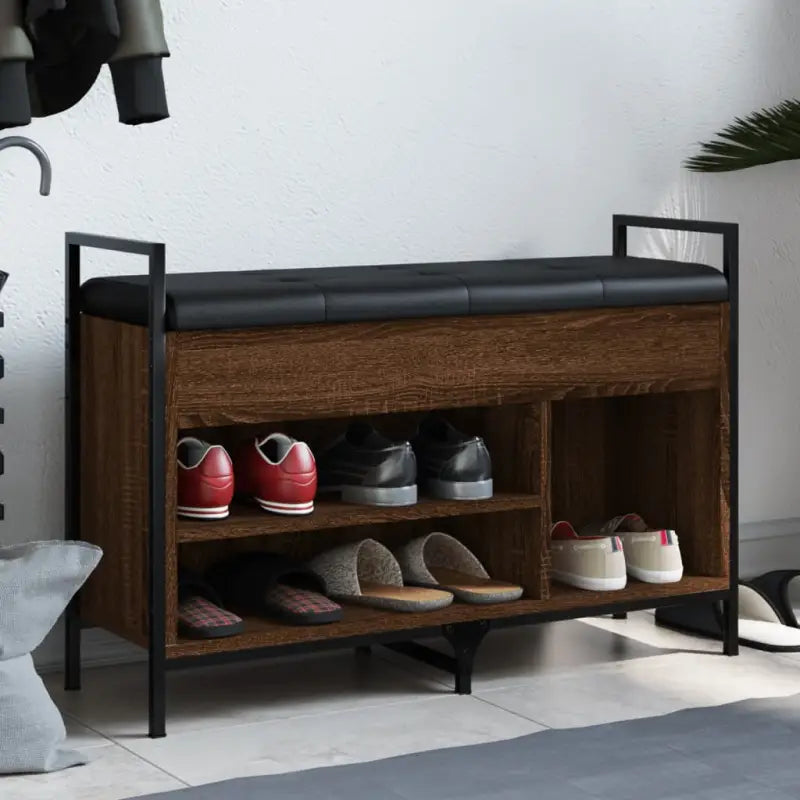 Urban Living Schoenenrek - metaal/hout 3-laags - 63 x 30 x 63 cm | Leen Bakker Urban Living Schoenenrek - metaal/hout 3-laags - 63 x 30 x 63 cm | Leen Bakker