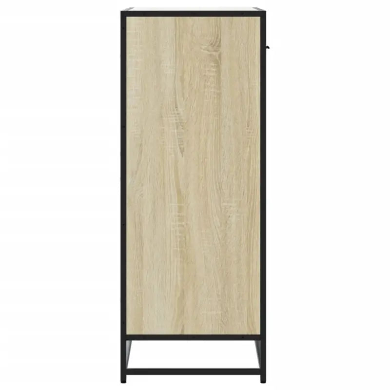 Schoenenkast van bewerkt hout in Sonoma Eiken voor een opgeruimde toegang - Schoenenrekken