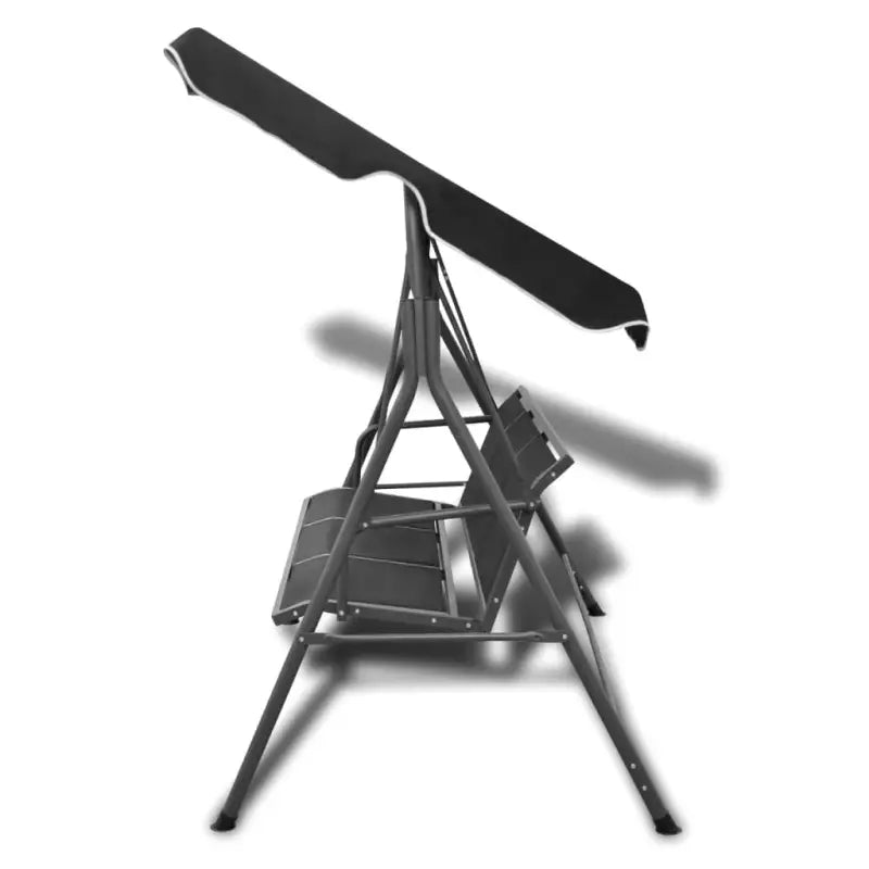 Schommelbank met grote luifel voor buitenplezier en comfort - Schommelbanken