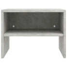 Set van 2 nachtkastjes van bewerkt hout met open vak en levering bevat - Nachtkastjes