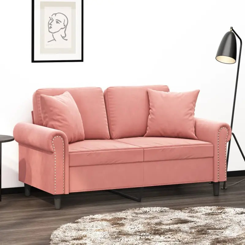 Sierkussens van fluweel voor stijlvolle en comfortabele inrichting - Roze / 1 - Sierkussens