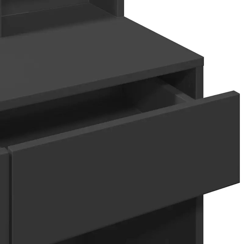 Slaapkamerkaptafel met bewerkt hout binnen handbereik - Slaapkamerkaptafels