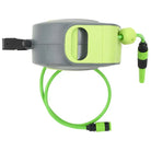 Slanghaspel met groene ring en BSP NPT aansluiting voor tuin en reiniging - Slanghaspels