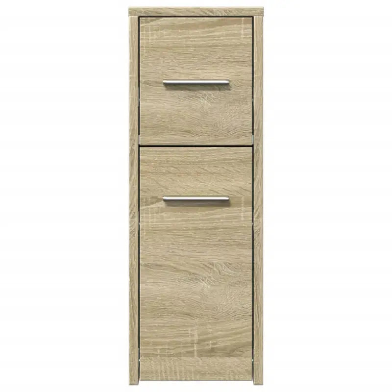 Smalle badkamerkast van bewerkt hout voor duurzaamheid en decoratie - Opbergkasten & lockerkasten