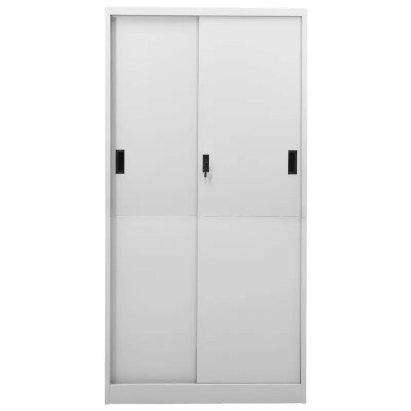 Stalen opbergkast met schuifdeur voor kantoororganisatie - Opbergkasten & lockerkasten