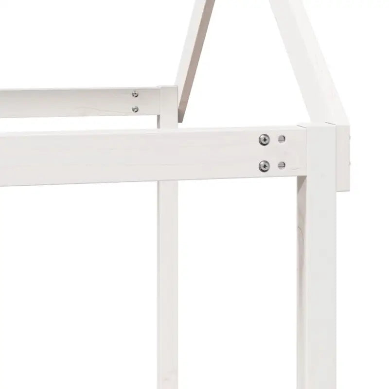 Stapelbed met bedhuis in massief grenenhout en open zijdeur - Bedden & bedframes