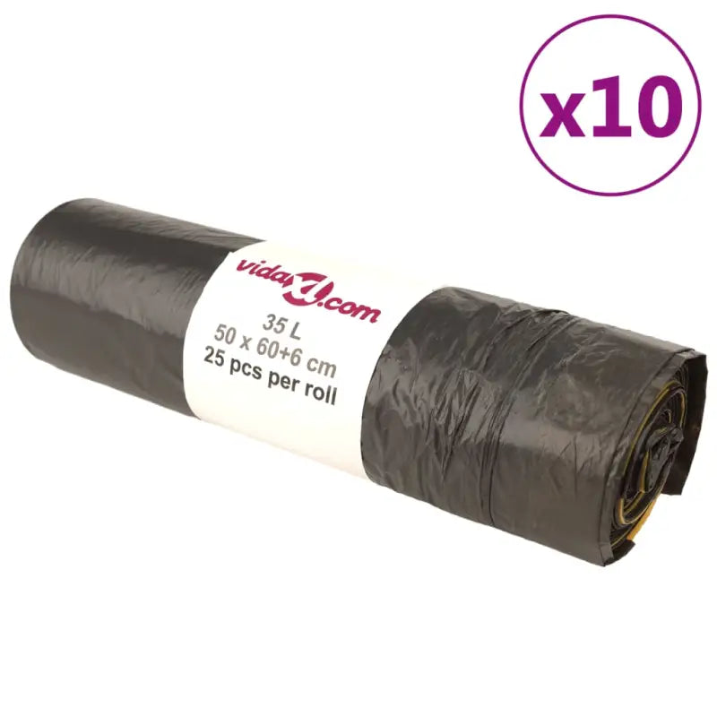 Sterke en duurzame vuilniszakken voor huishoudelijk en kantoorafval - 35 l / met trekkoordjes - Vuilniszakken