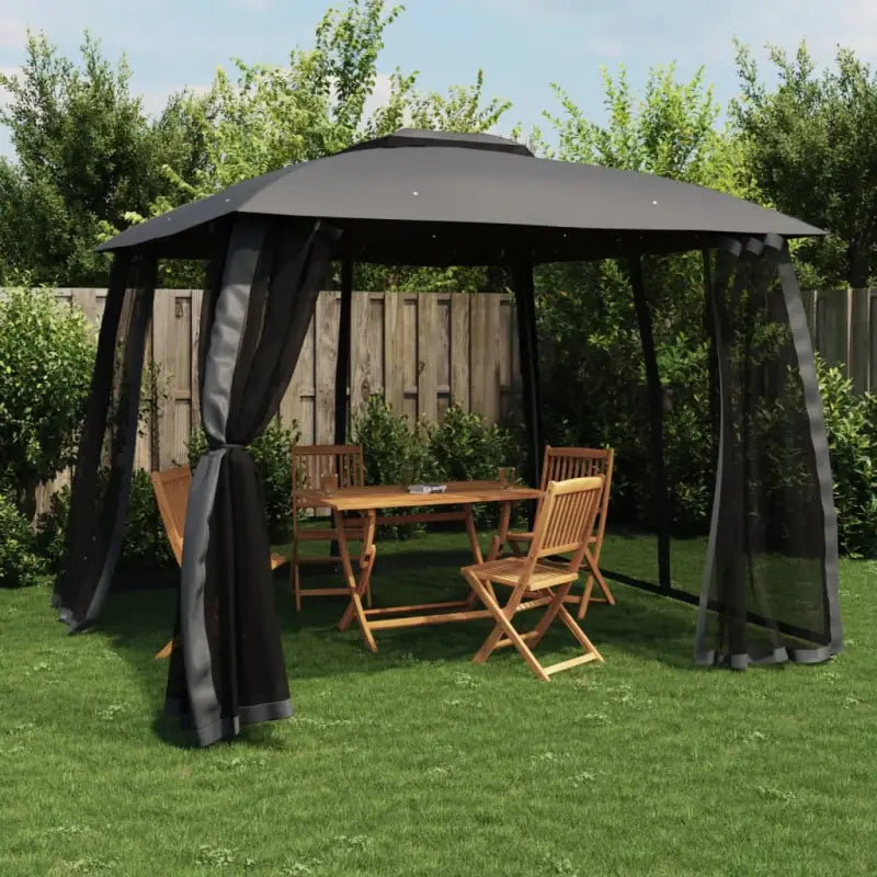 Sterke wind bestendige Partytent en Prieël voor Buitenplezier - Antraciet / 2.93 x 2.93 m / 1 - Partytenten & prieëlen
