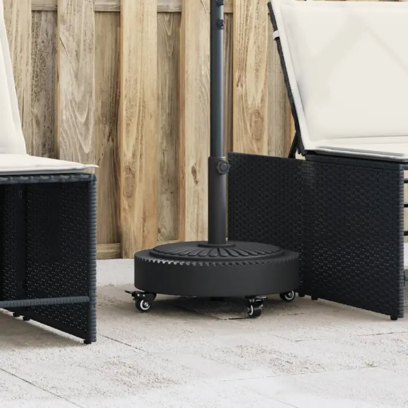 Stevige kunststof en beton parasolvoet voor stabiele stand - 1 / 27 kg - Parasolvoeten