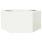 Stevige weerbestendige plantenbak voor andere buitenruimte - Staal/Wit / 104 x 90 x 45 cm / 1 - Bloempotten &