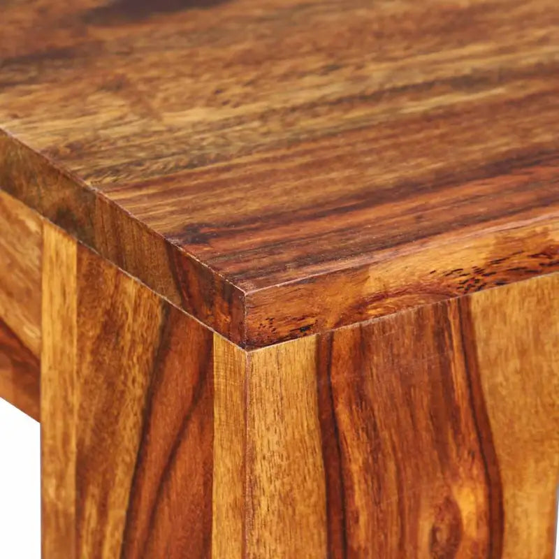 Stijlvol houten opberg- en halbankje van massief acaciahout - 110 x 35 x 45 cm - Opberg- & halbankjes