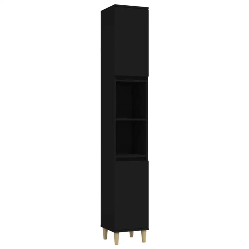 Stijlvolle badmeubelset met massief eucalyptushout en grote opbergruimte - Badkamermeubelsets