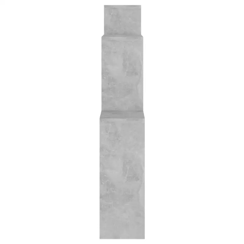 Stijlvolle wandplank van bewerkt hout voor organisatie en decoratie - Betongrijs / 1 - Wandplanken