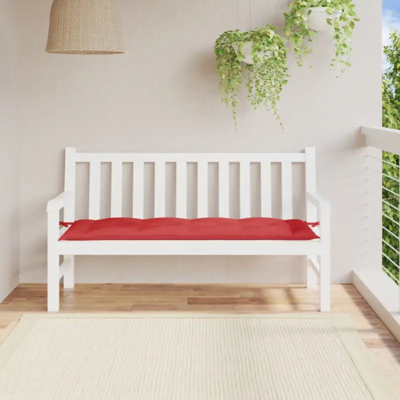 Stoelkussens met frisse uitstraling en duurzame oxford stof - Rood / 150 x 50 x 7 cm / 1 - Stoelkussens