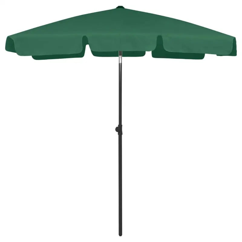 Strandparasol met UV-bescherming en stevig supportdoek - Groen / 180 x 120 cm / 1 - Parasols en zonneschermen