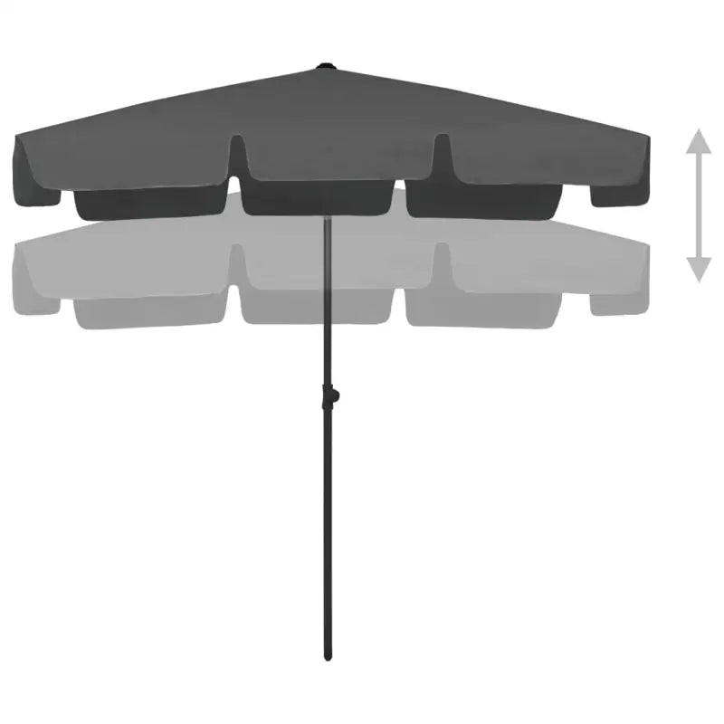 Strandparasol met UV-bescherming en stevig supportdoek - Parasols en zonneschermen