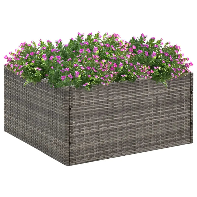 Transparante nylon zak voor plantenbakken en bloempotten ideaal voor bloemen - Grijs / 80 x 80 x 40 cm / 1