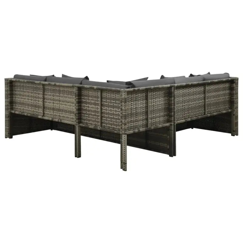 Trendy en Comfortabele Tuin Lounge Set - Grijs - Tuinsets