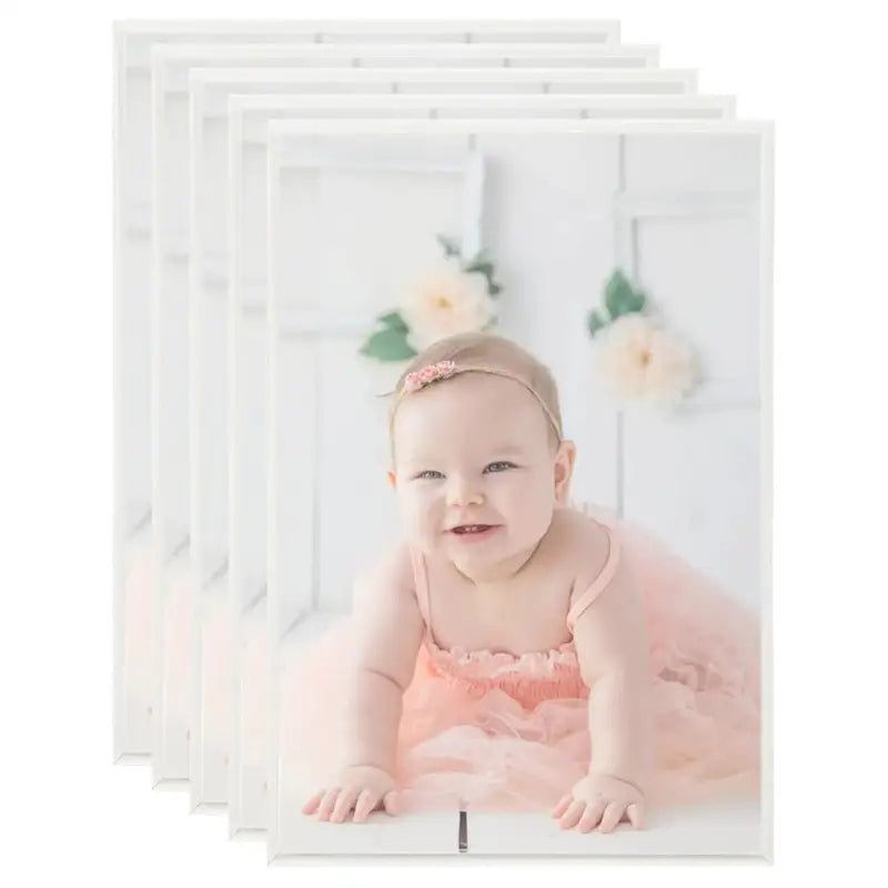 Trendy fotolijsten voor stijlvolle en levendige interieurdecoratie - Zilver / 21 x 29.7 cm / 5 - Fotolijstjes