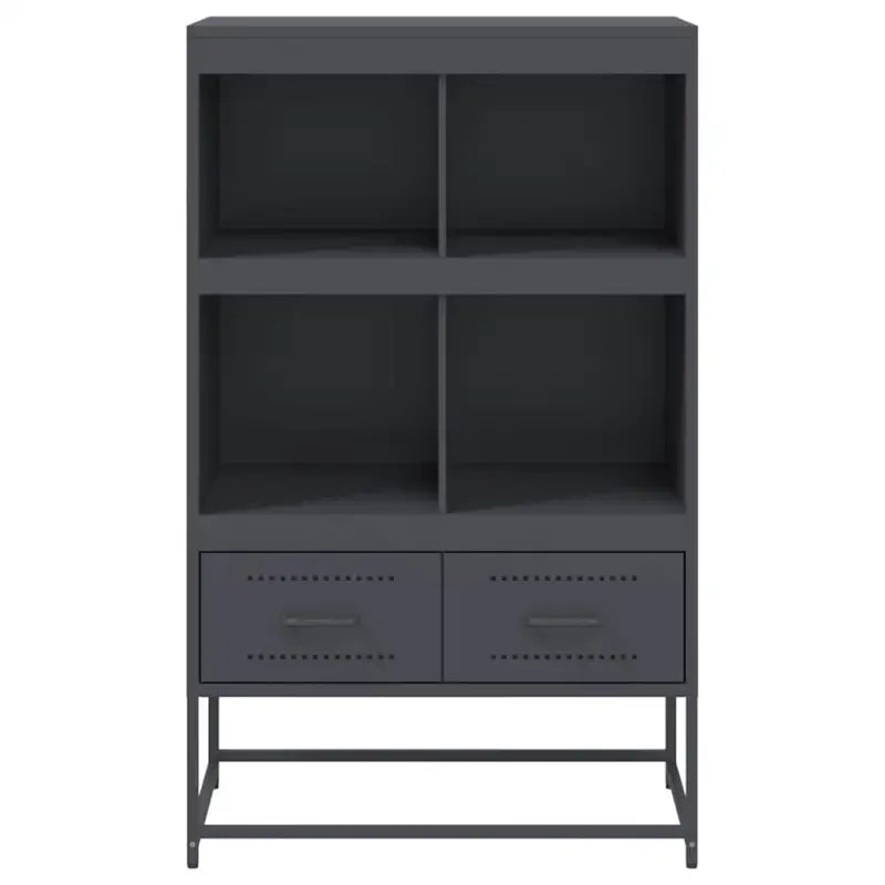 Trendy hoge kast van duurzaam staal voor een elegante interieurstijl - Dressoirs & buffetkasten