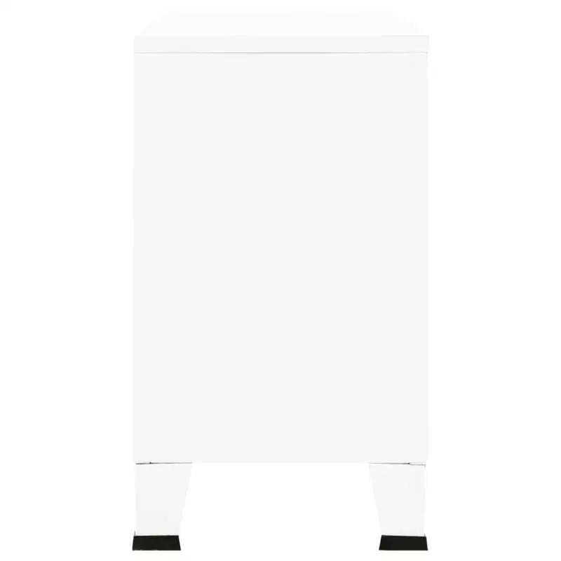 Trendy industrieel dressoir van metaal voor een strakke uitstraling - Wit / 1 - Dressoirs & buffetkasten