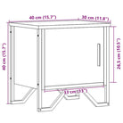 Trendy nachtkastje met metalen poten en bewerkt hout voor je interieur - Nachtkastjes