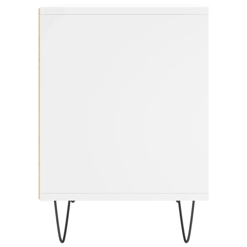 Trendy nachtkastjes van bewerkt hout met metalen poten voor een strak interieur - Nachtkastjes