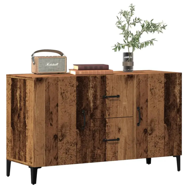 Trendy ontwerp dressoir in bewerkt hout gemakkelijk schoon en stijlvol - Oud hout / 1 - Dressoirs & buffetkasten