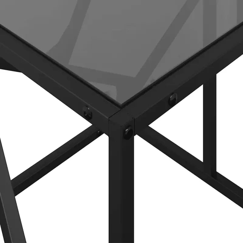 Trendy salontafel met glazen blad voor elegante woonkamerdecoratie - Salontafels