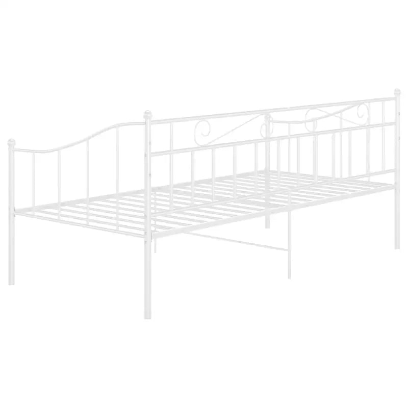 Trendy slaapbank voor overdag zit en ’s nachts bed - Wit - Bedden & bedframes