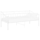 Trendy slaapbank voor overdag zit en ’s nachts bed - Wit - Bedden & bedframes