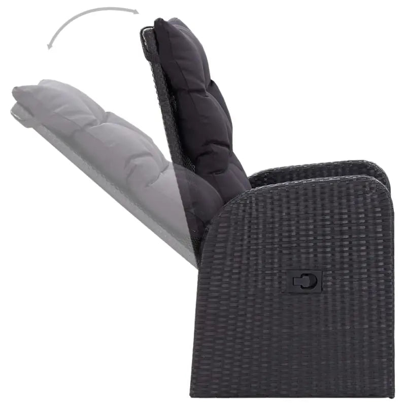 Trendy tuinstoelset met gemakkelijke stoelen en ruime afmetingen - Tuinsets