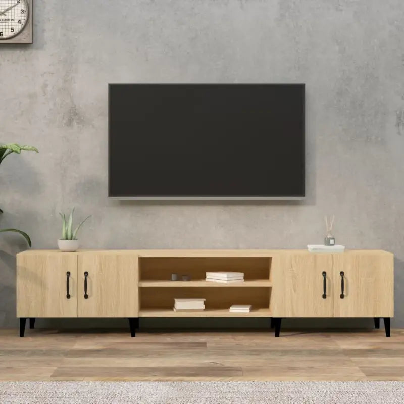 Trendy Tv Meubels van Bewekt Hout voor een Moderne Interieur - Sonoma eiken / 1 - Tv-meubels
