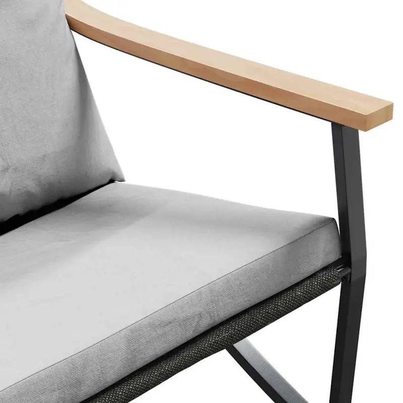 Tuinbank met kussen voor comfortabele zitervaring met wasbare hoes - Tuinsets