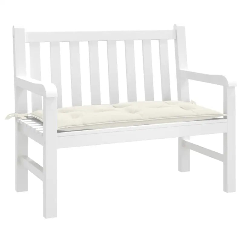 Tuinbankkussen voor frisse uitstraling en behoud van oorspronkelijke vorm - crème mix / 100 x 50 x 7 cm / 1