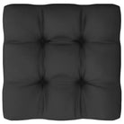 Tuinhaardset met massief grenenhout en rug- zijkussen voor comfort - Tuinsets