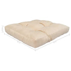 Tuinhoek van geïmpregneerd grenenhout voor rustiek zitplezier - Tuinpoefs