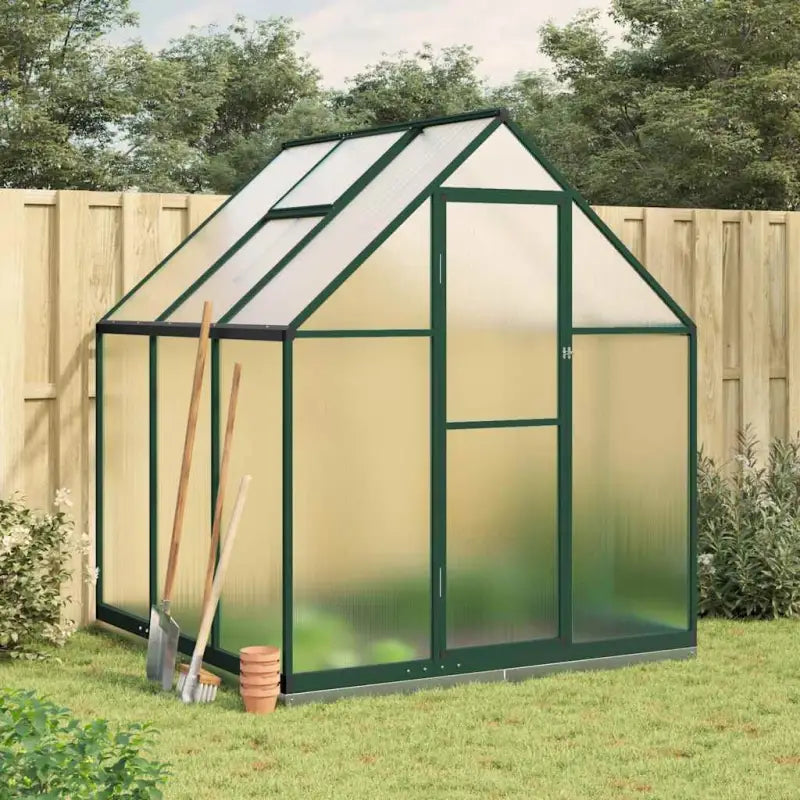 Tuinkas voor plantenbescherming met stevige aluminium frame voor landbouwinstallatie - Groen / 169 x 169 x 202 cm / 1